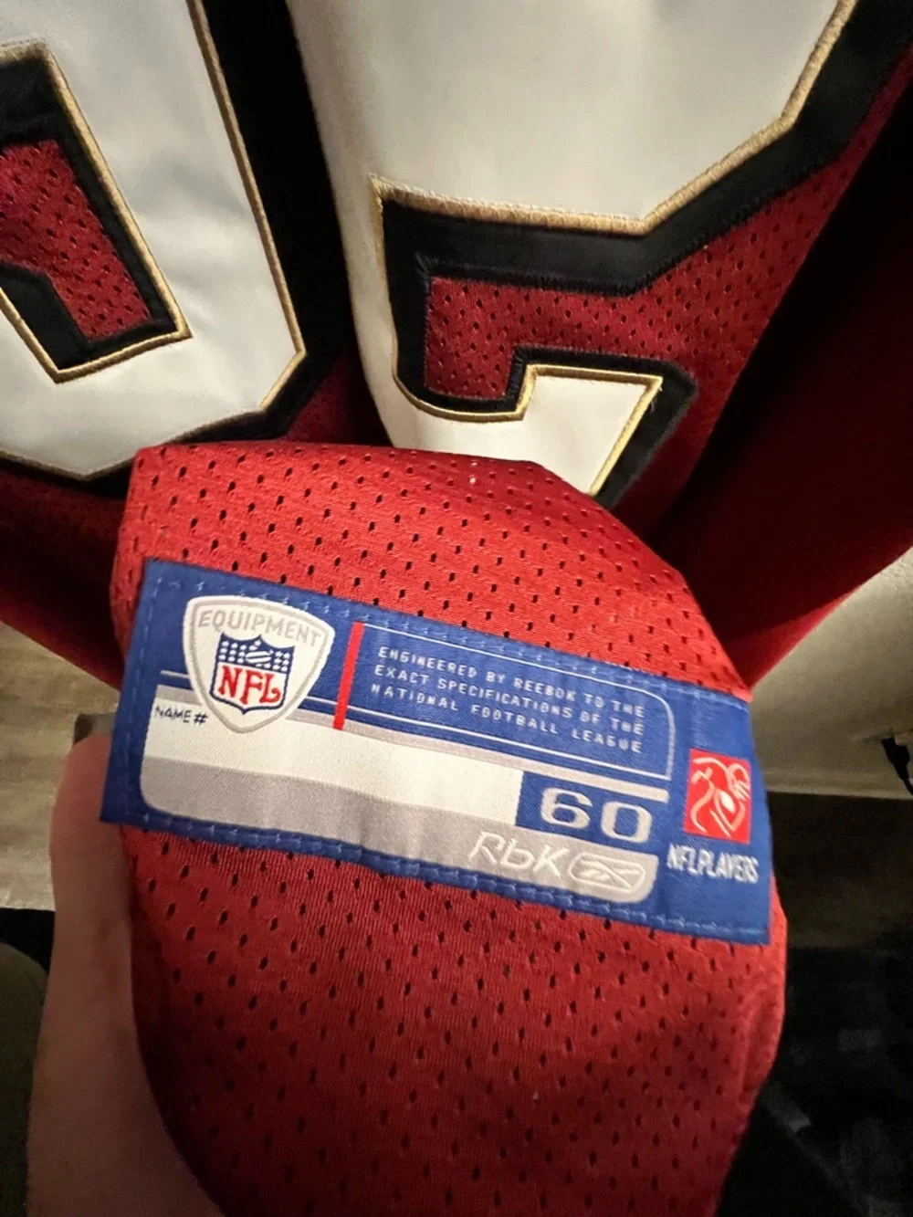 Patrick Willis #52 San Francisco 49ers Authentic NFL Reebok Jersey